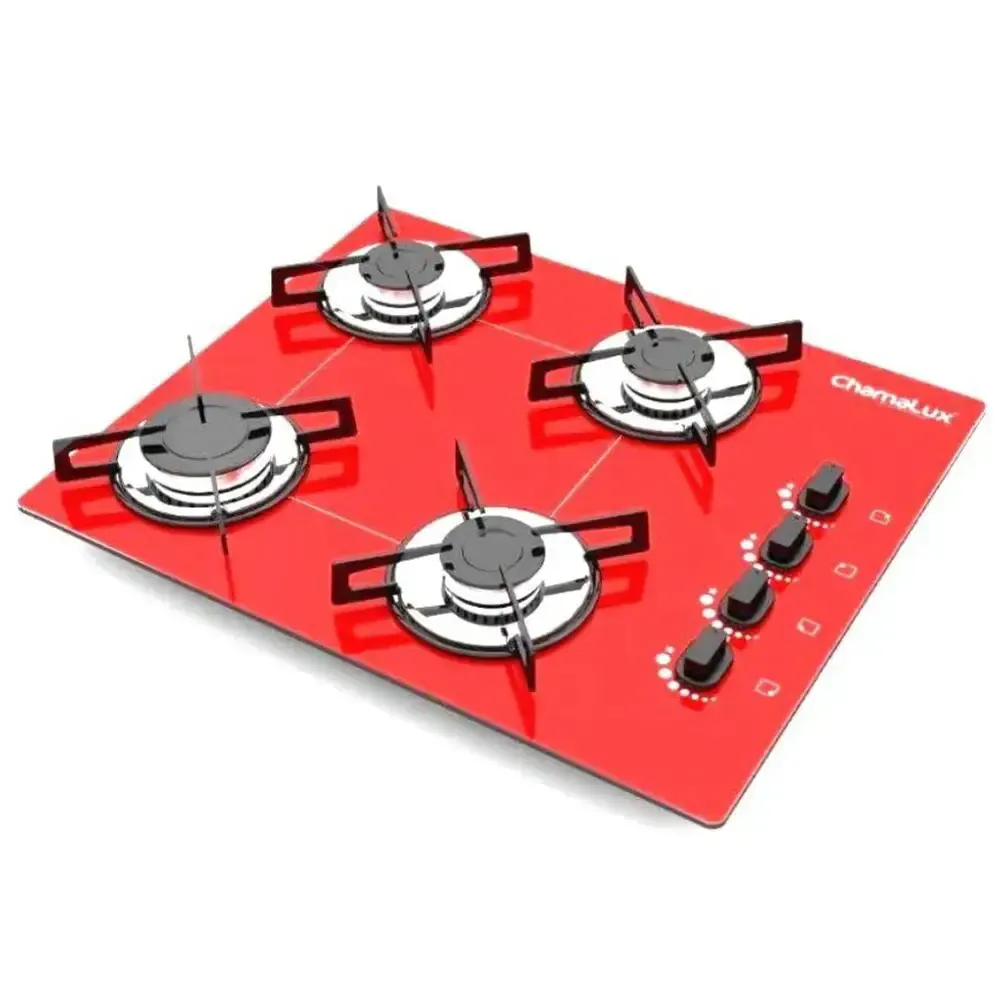 FOGAO MESA 4B CHAMALUX VERMELHO 0077 6