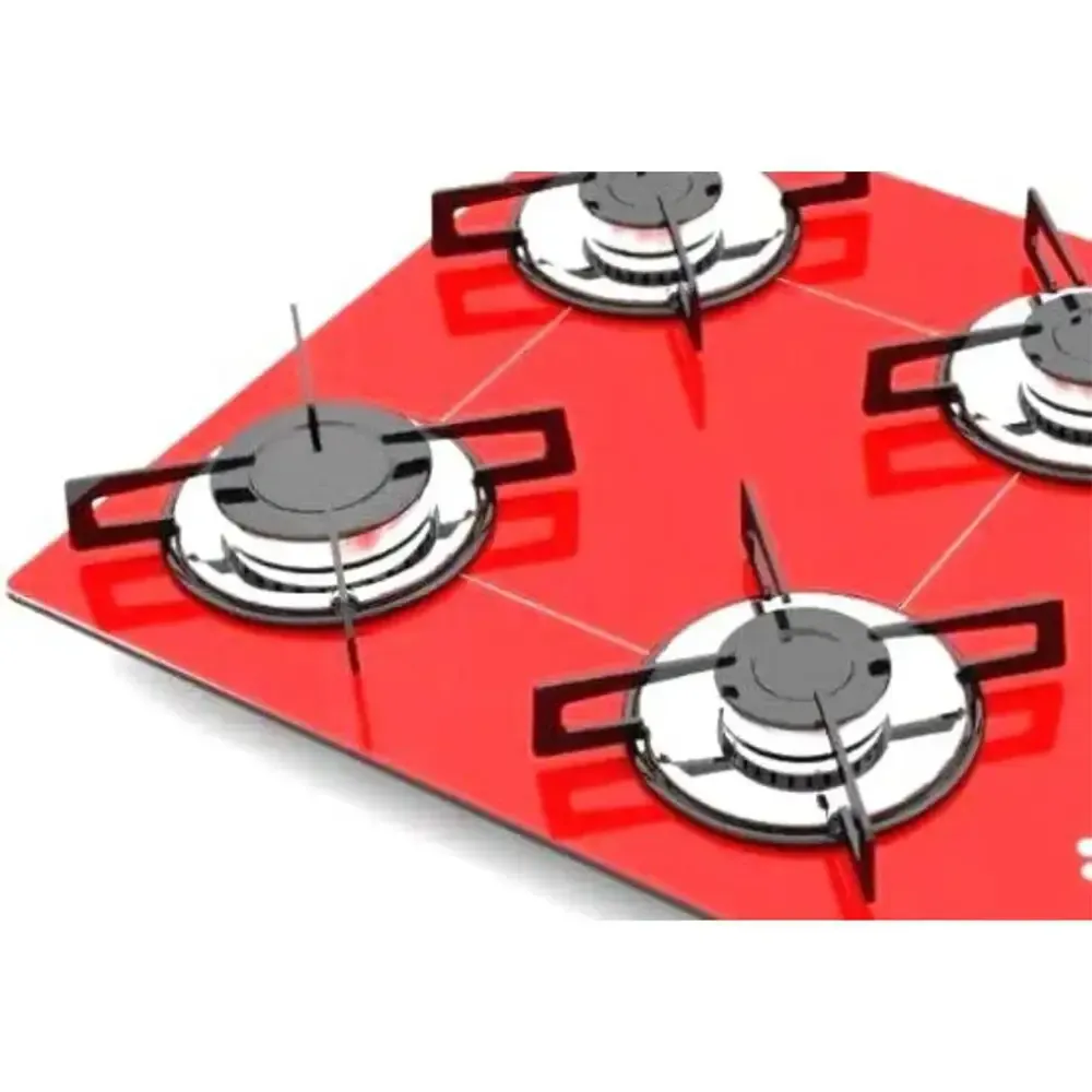 FOGAO MESA 4B CHAMALUX VERMELHO 0077 7