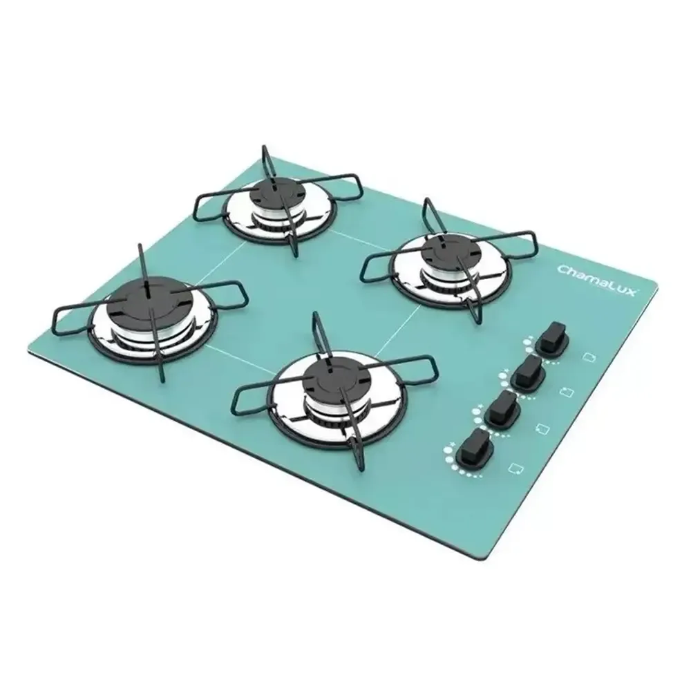 FOGAO MESA 4B CHAMALUX AZUL TURQUESA 0593 3