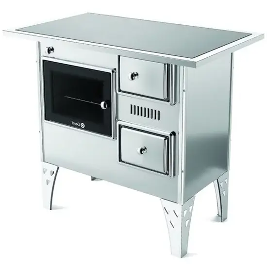 FOGAO LENHA VITROC. GERAL 1 INOX ESQUERDO