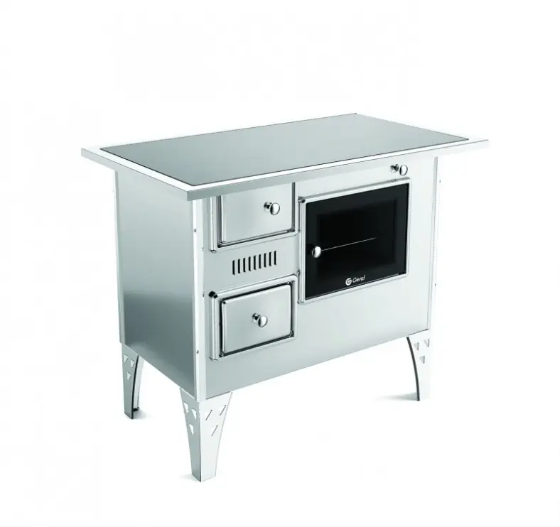 FOGAO LENHA VITROC. GERAL 2 INOX DIREITO