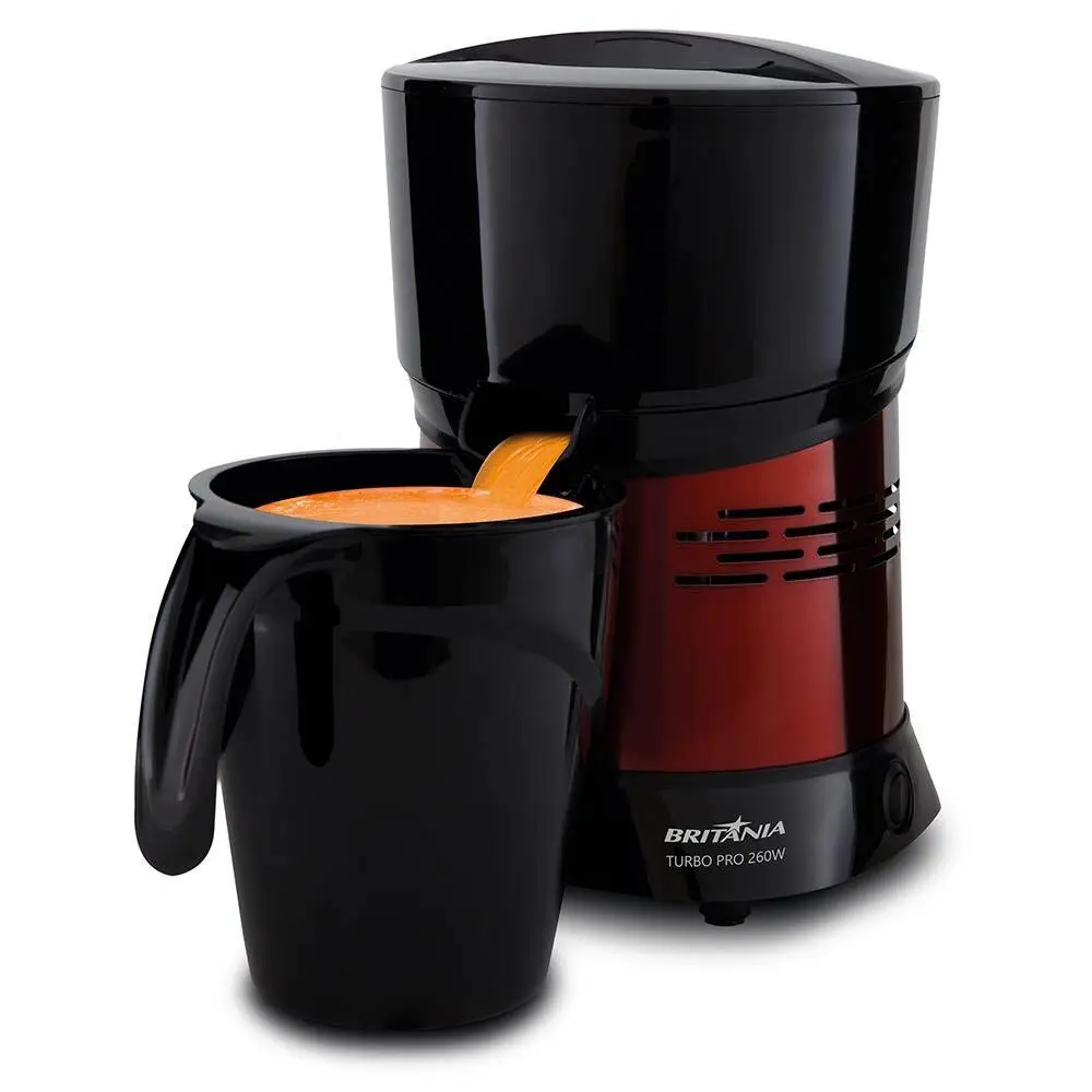 ESPREMEDOR FRUTAS BRITANIA TURBO PRO VERMELHO BIVOLT