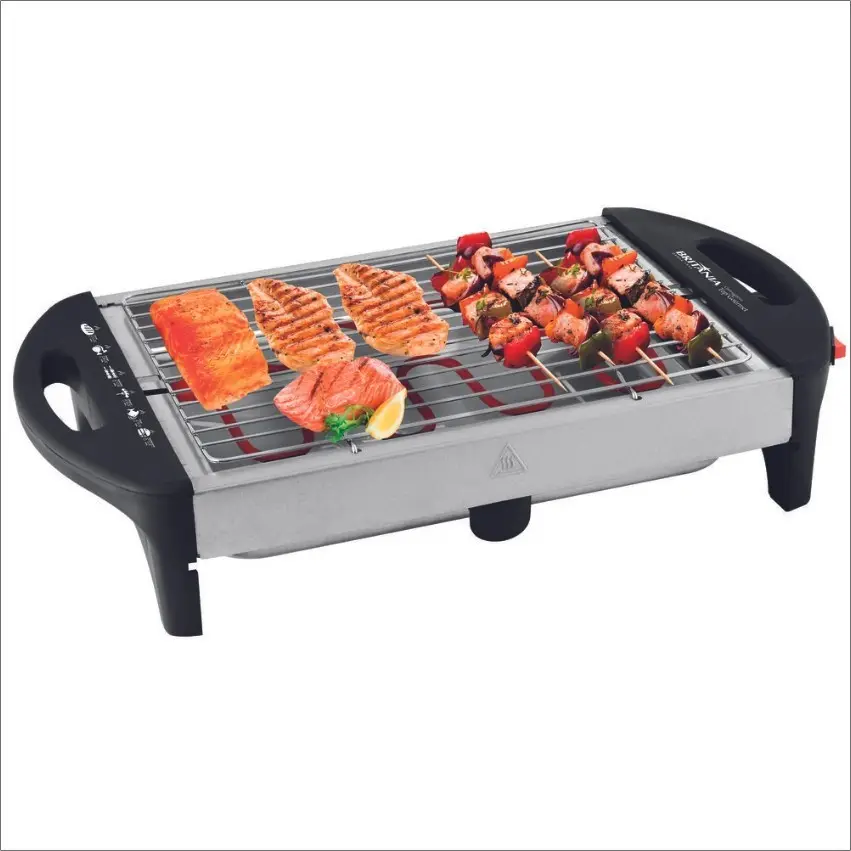CHURRASQUEIRA ELETRICA BRITANIA TOP GOURMET 1600W 64002081 220V