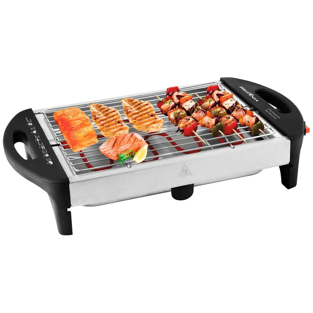 CHURRASQUEIRA ELETRICA BRITANIA TOP GOURMET 1600W 64002081 220V 2