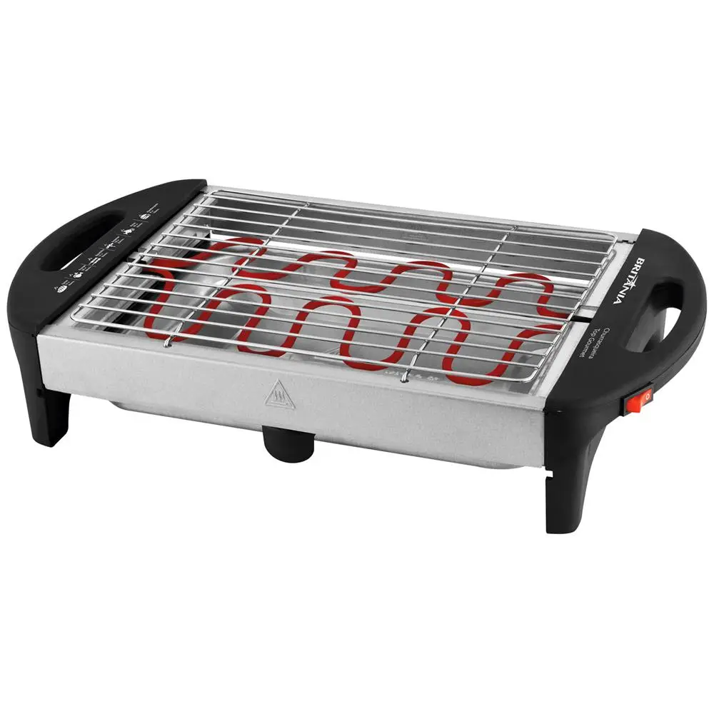 CHURRASQUEIRA ELETRICA BRITANIA TOP GOURMET 1600W 64002081 220V 3