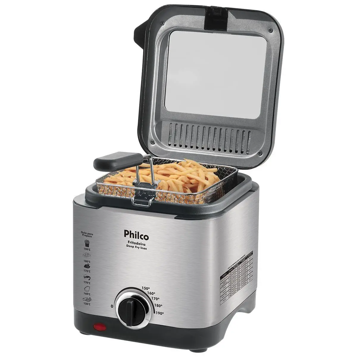 FRITADEIRA OLEO PHILCO DEEP FRY 1.8L INOX 53801033 220V