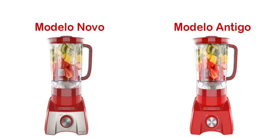 LIQUIDIFICADOR PHILCO PLQ1412VI e PLQ1412V 3LT 1.200W VERMELHO 1031011 220V