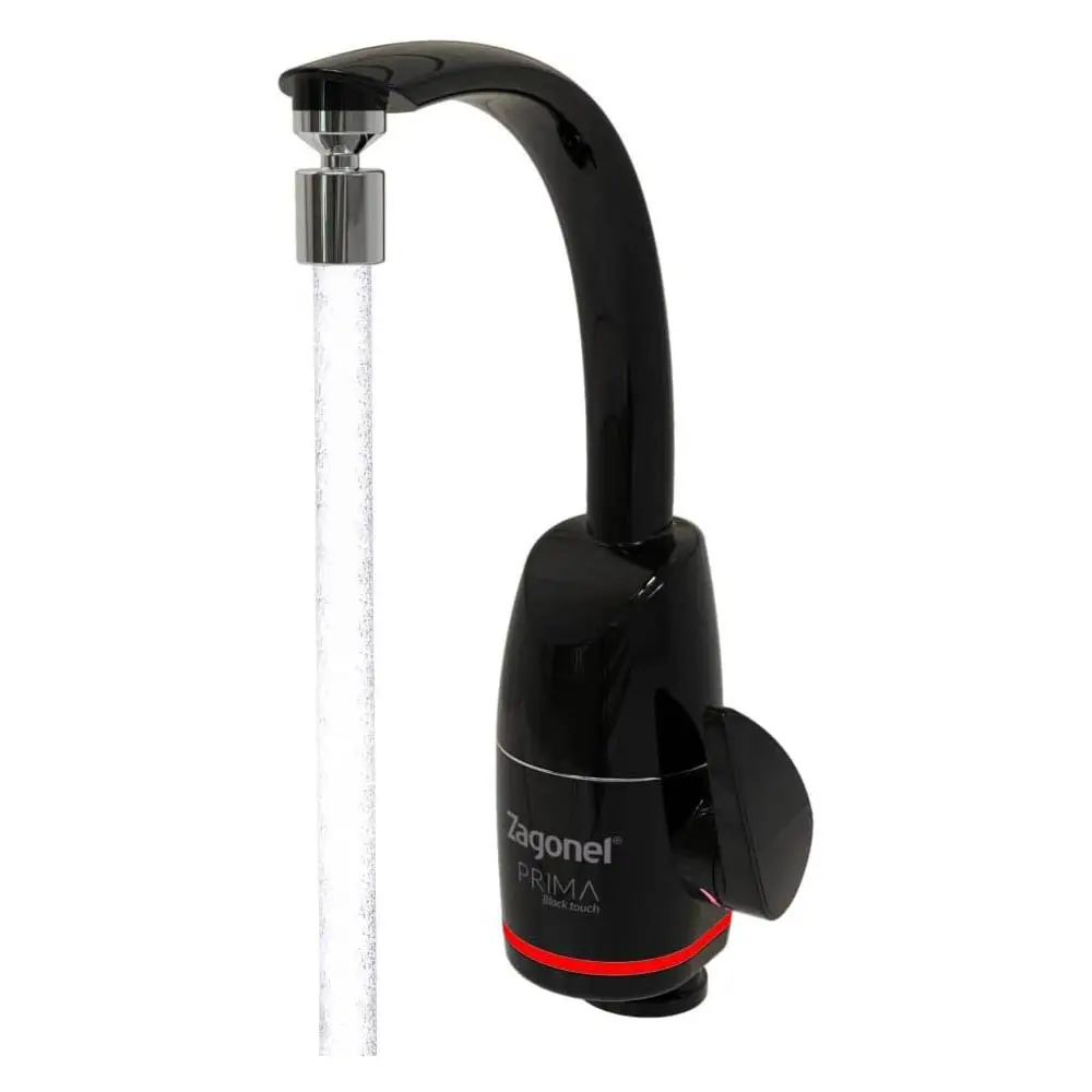 TORNEIRA ELETRICA ZAGONEL PRIMA TOUCH PRETA 220V 5500W