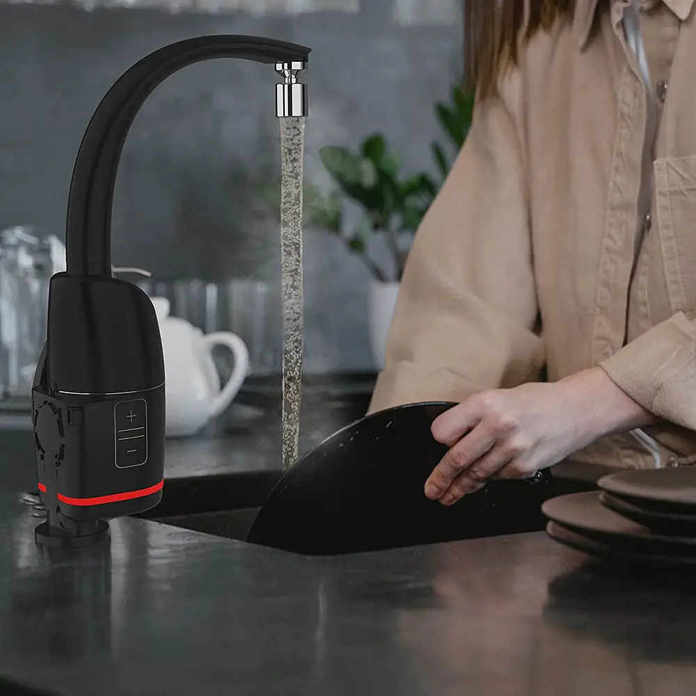 TORNEIRA ELETRICA ZAGONEL PRIMA TOUCH PRETA 220V 5500W 5