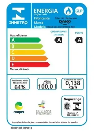 FOGAO 5B DAKO SUPREME BRANCO 2
