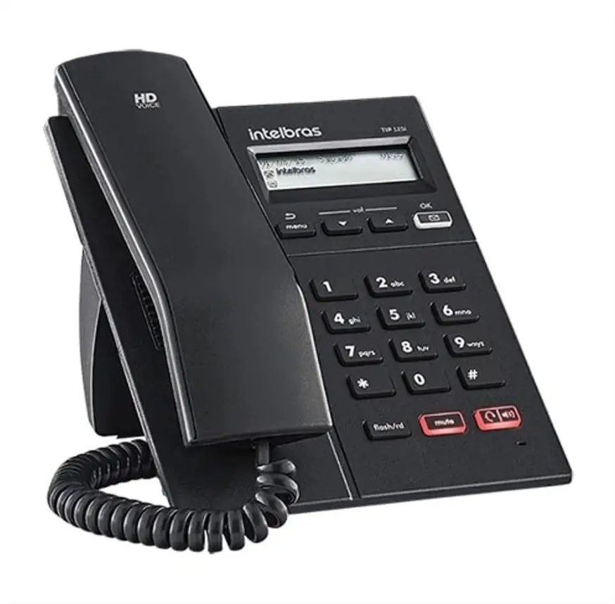 TELEFONE INTELBRAS TIP 125I PRETO