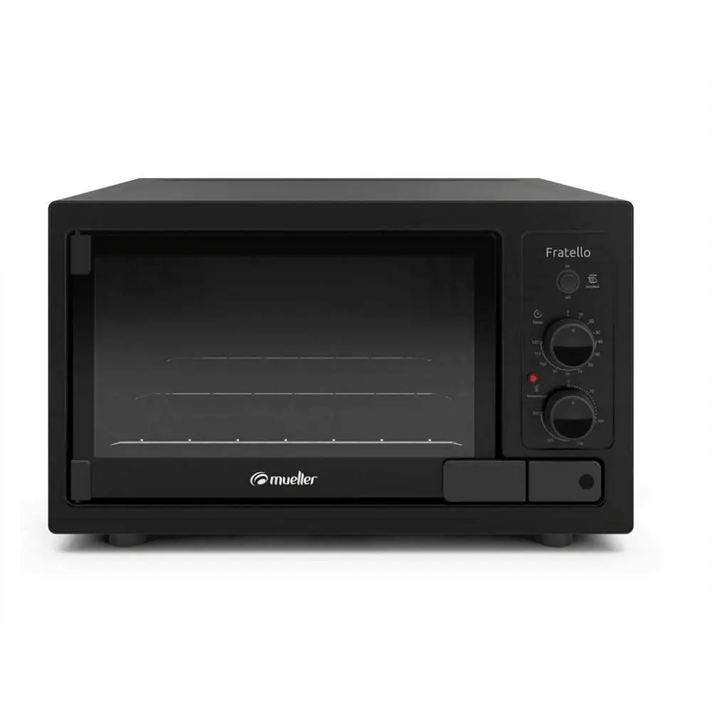 FORNO ELETRICO 44LT MUELLER FRATELLO PRETO 601250001 220V