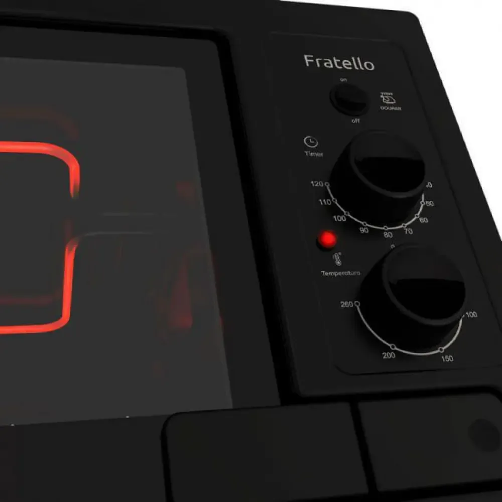 FORNO ELETRICO 44LT MUELLER FRATELLO PRETO 601250001 220V 5