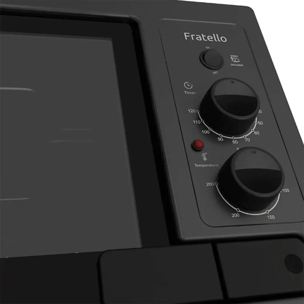 FORNO ELETRICO 44LT MUELLER FRATELLO GRAFITE 60125000 220V 4