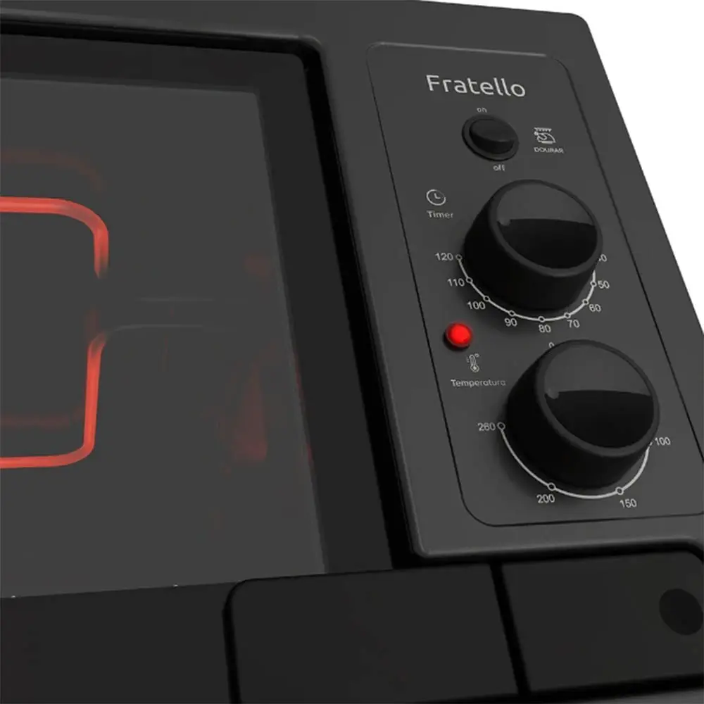 FORNO ELETRICO 44LT MUELLER FRATELLO GRAFITE 60125000 220V 5