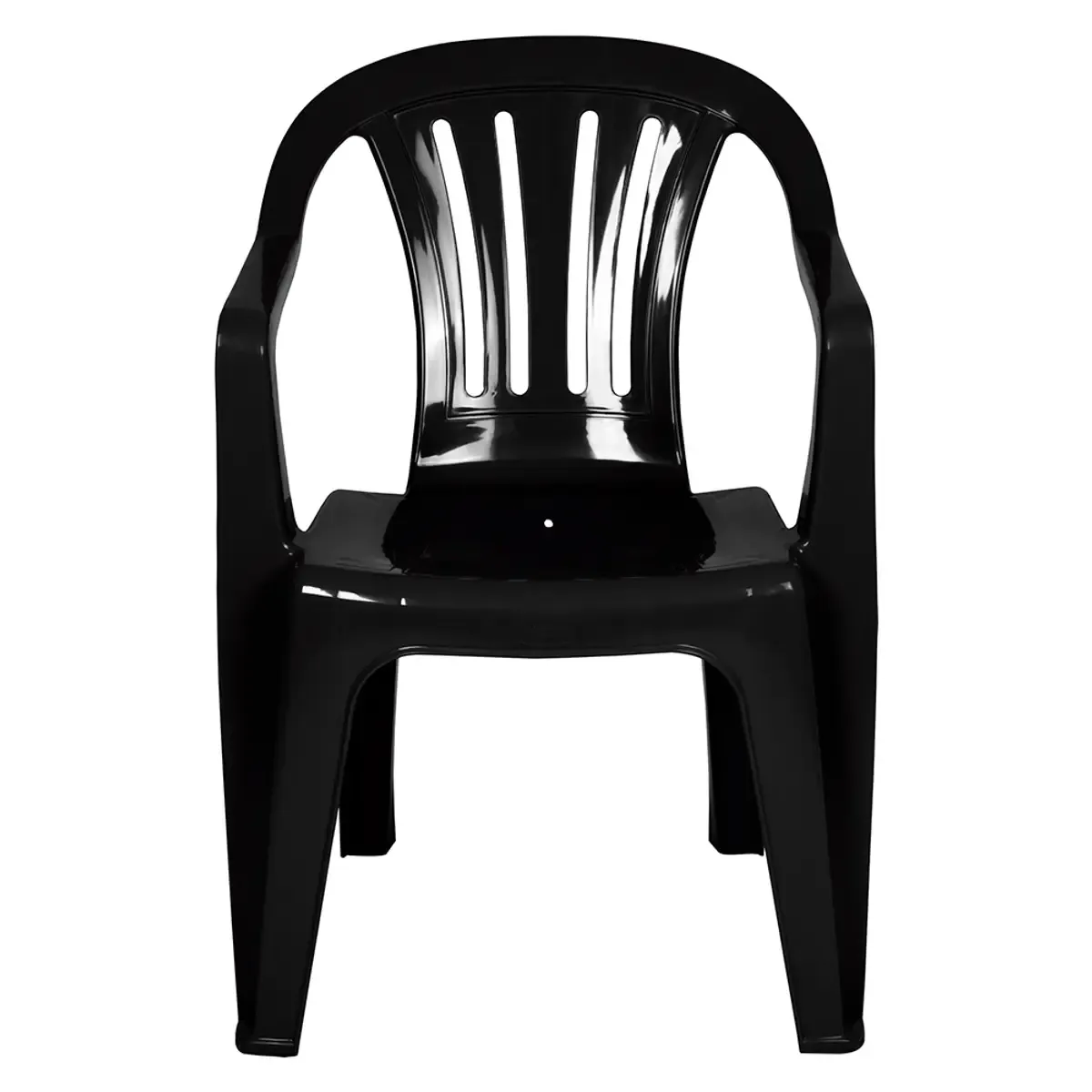 CADEIRA PLASTICA MOR C/BRACO 1104 PRETO 3