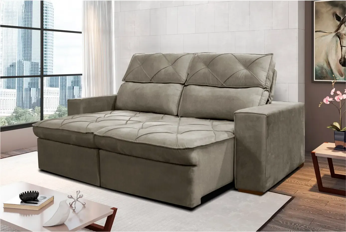 ESTOFADO GRALHA AZUL 4L CHEER 2310 2.06MT 9213 VELUDO FUSION