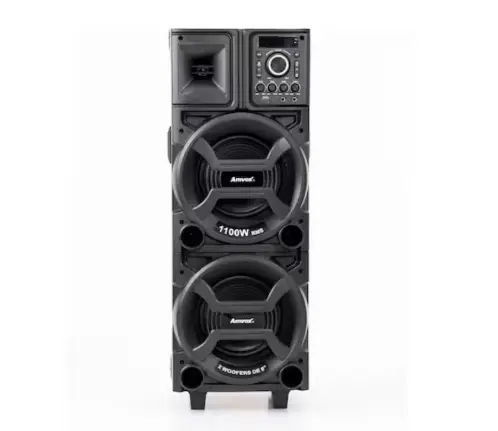 CAIXA SOM AMVOX S/BATERIA ACA1101 1.100W RMS ANTIGA:ACA1000 NEW X e ACA1005 TITAN 2