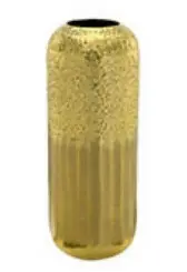 VASO MABRUK 298095 DECORATIVO DOURADO