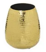 VASO FLORARTE 96881001 DECORATIVO CERAMICA 26CM BEGE(BL)