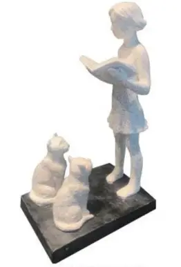 ESCULTURA PAREDE FLORARTE 96653001 PASSARO DOURADO(BL)