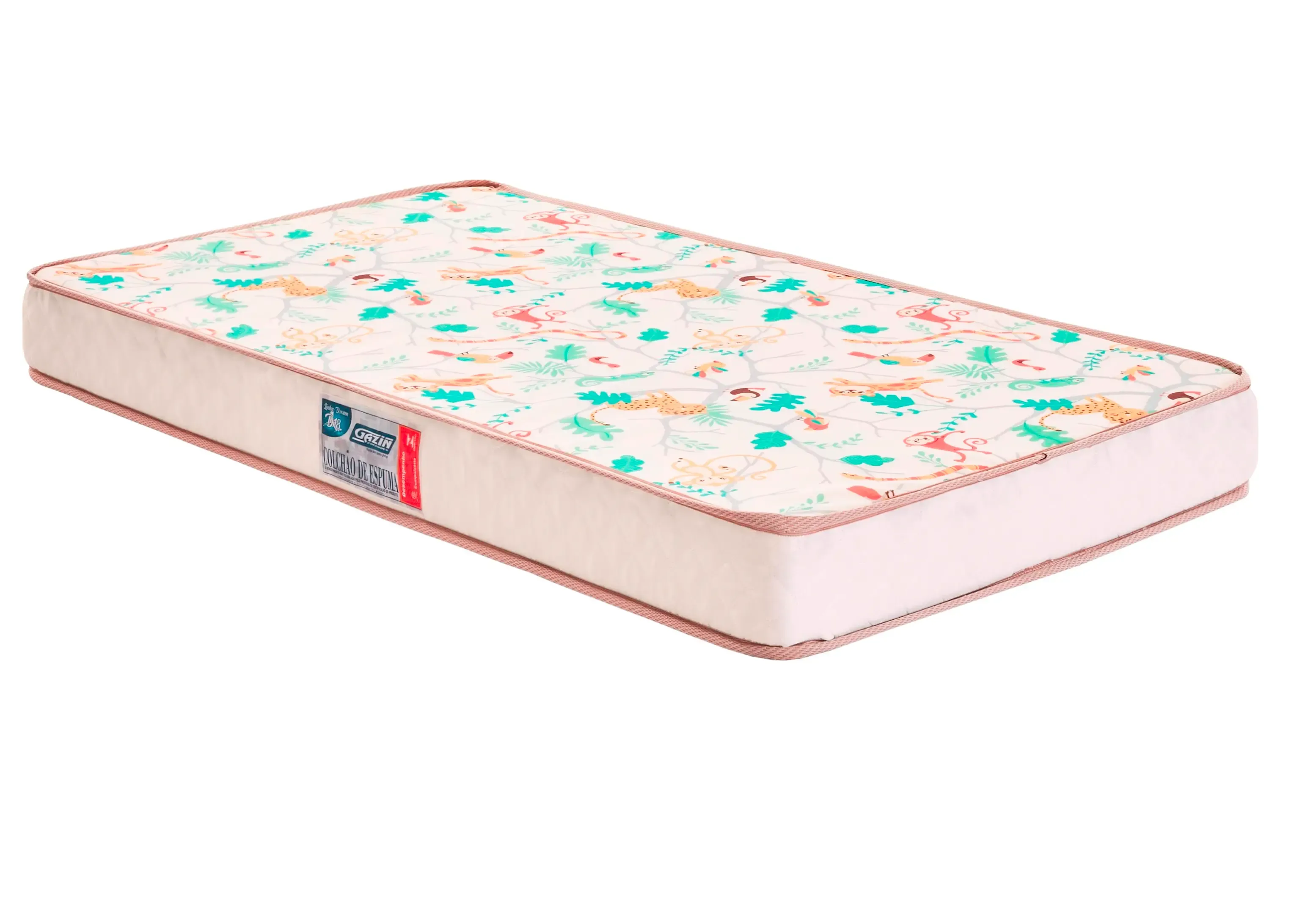 COLCHAO GAZIN BEBE D18 060X130X010 BRANCO