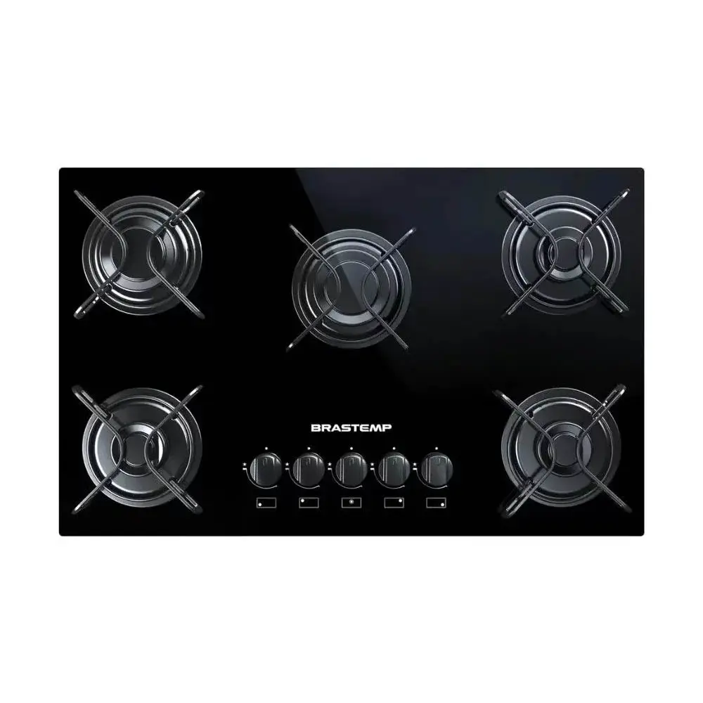 FOGAO MESA 5B BRASTEMP BDD75AEUNA VD PRETO BIVOLT 4
