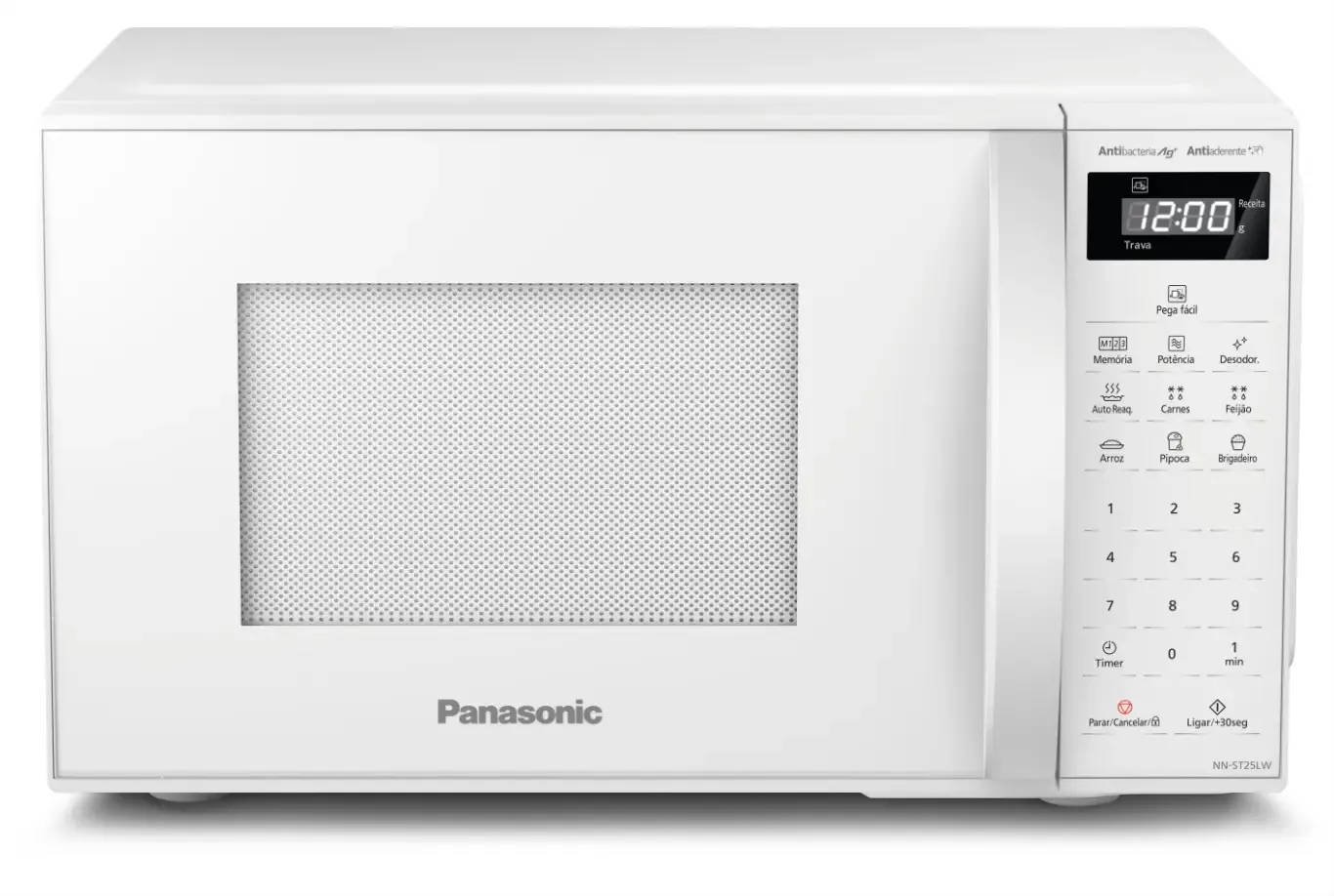 FORNO MICROONDAS 21LT PANASONIC NN-ST25LWRUK BRANCO 220V