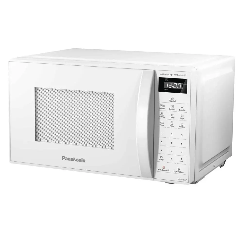 FORNO MICROONDAS 21LT PANASONIC NN-ST25LWRUK BRANCO 220V 4