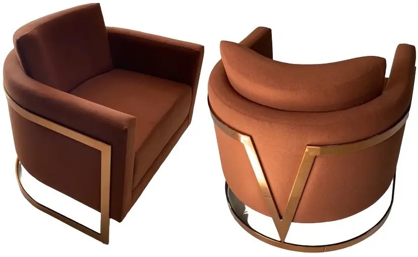 POLTRONA FIXA BEL METAIS VUITTON T1080 CABERNET(BL)