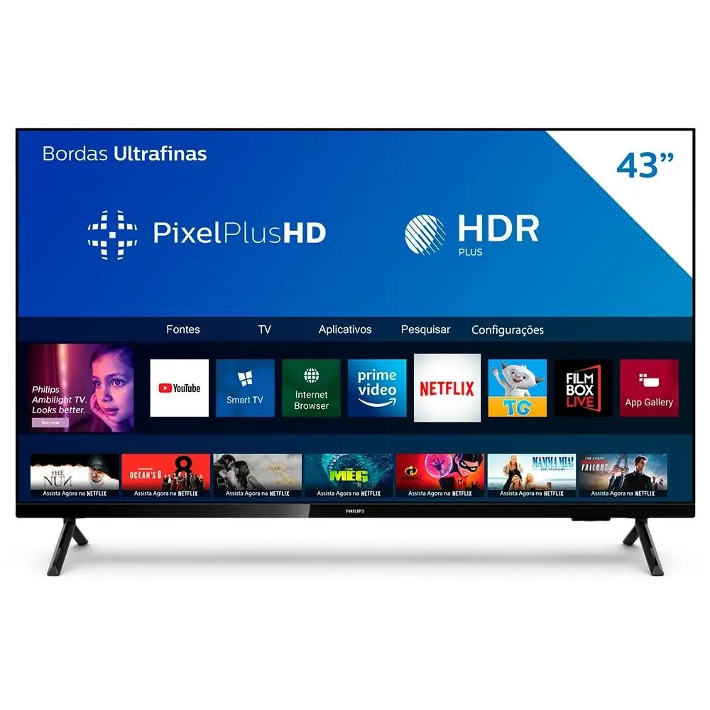 TV PHILIPS 43" 43PFG6825/78 LED FHD SMART 6