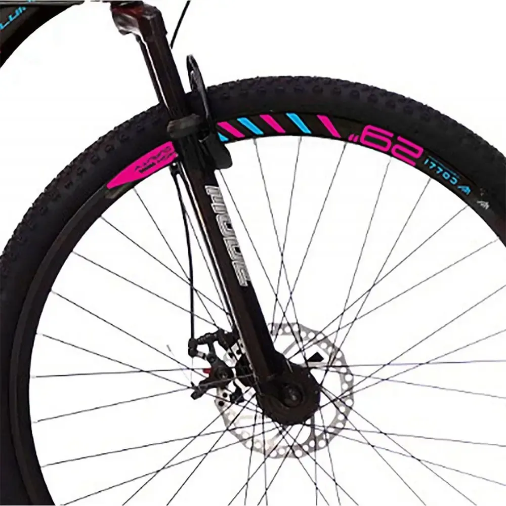 BICICLETA A29 COLLI   EUDORA CAMBIO 1X12 PRETO MULTICOLOR 522/61 6