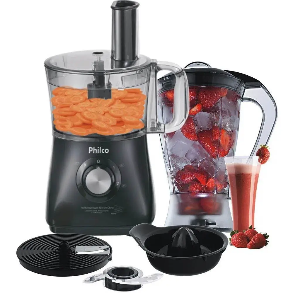 MULTIPROCESSADOR PHILCO ALL IN ONE CITRUS PRETO 103302023 220V