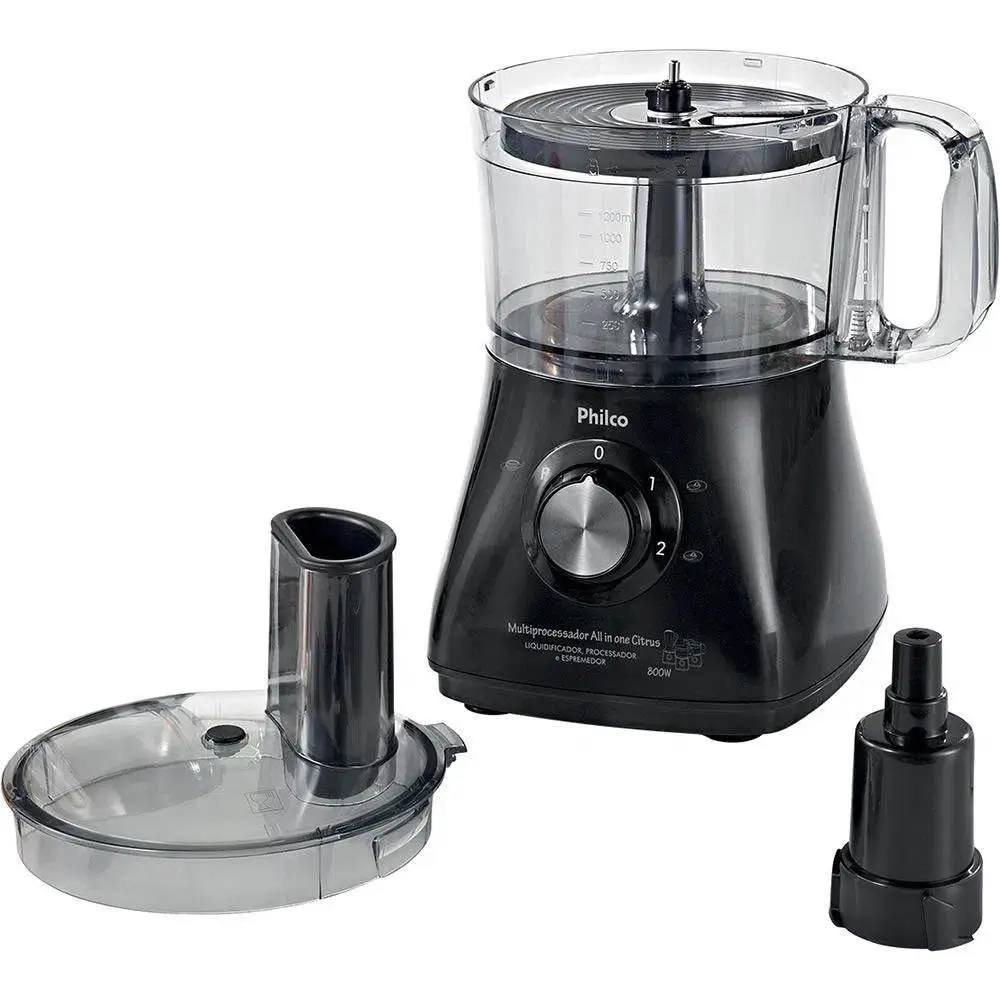 MULTIPROCESSADOR PHILCO ALL IN ONE CITRUS PRETO 103302023 220V 3