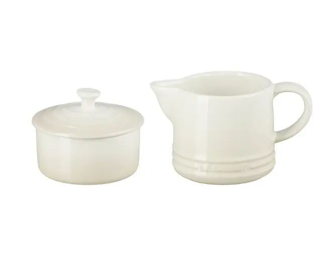 CONJ. LE CREUSET CREAM 300ML E SUGAR 300ML MERINGUE(BL)