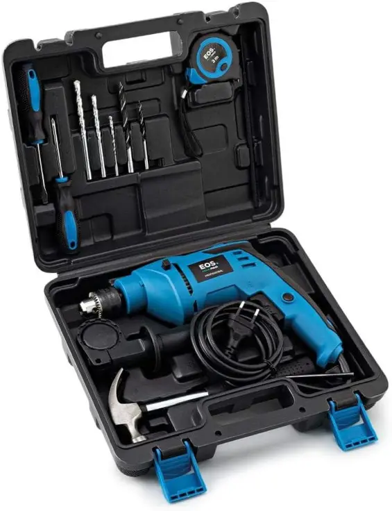 FURADEIRA IMPACTO EOS EFU01MF 650W C/MALETA +12 ACESSORIOS  220V