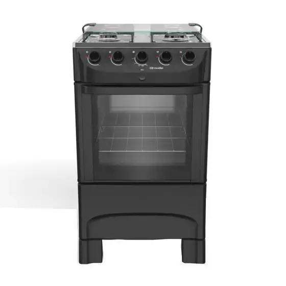 FOGAO 4B MUELLER MFI4BA PRETO FOSCO S/ACENDIMENTO 610000811