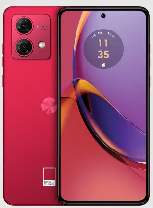 CELULAR MOTOROLA G84 5G 256GB MAGENTA/VERMELHO LEATHER XT2347
