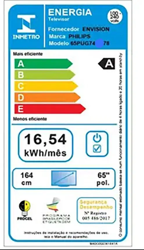 TV PHILIPS 65" 65PUG7408/78 LED SMART UHD 4K 2