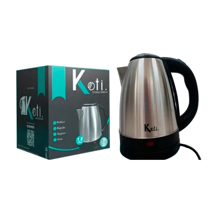 CHALEIRA ELETRICA KOTI 1.8L INOX