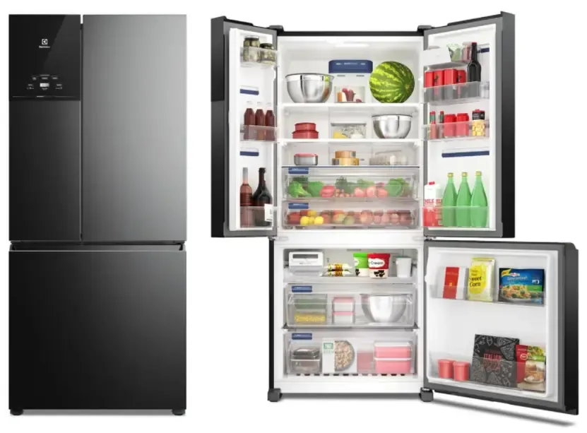 REFRIGERADOR ELECTROLUX IM8B 590LT FROST FREE BLACK 3 PORTAS 220V