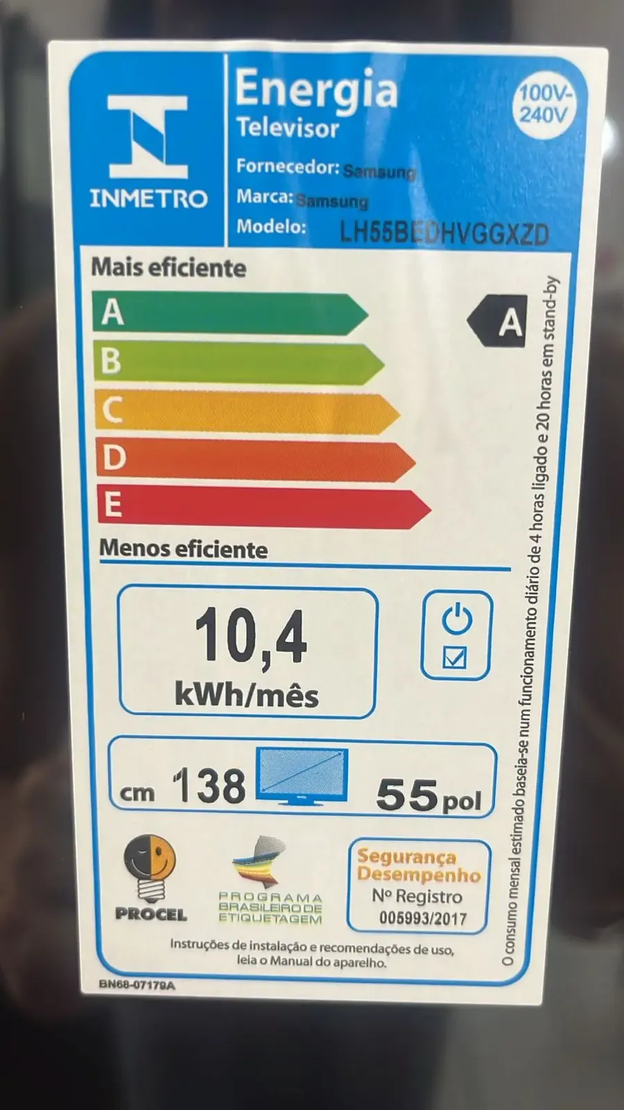 TV SAMSUNG 55" LH55BECHV LED 4K SMART 2