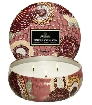 VELA LATA 3 PAVIOS VOLUSPA 72232 60H MANDARINO CANNELA(BL)