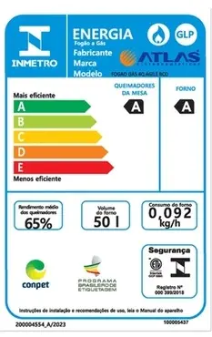 FOGAO 4B ATLAS AGILE BRANCO 2