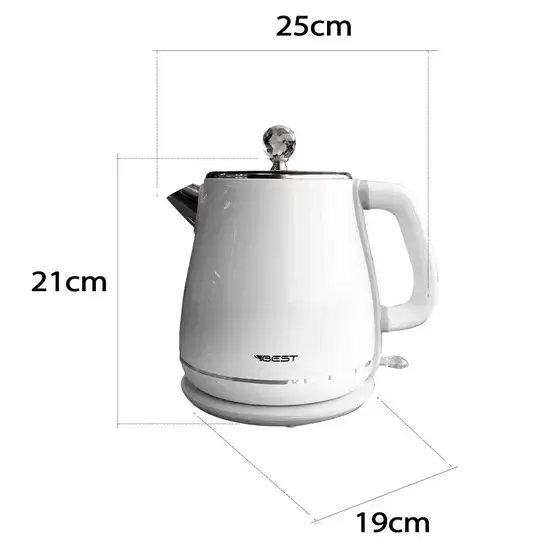 CHALEIRA ELETRICA BEST 1.8LT YD-1830 BRANCA 220V 4