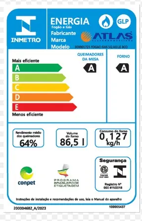 FOGAO 5B ATLAS AGILE BRANCO 2