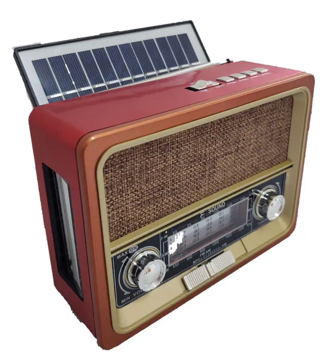 RADIO SOLAR F-SOUND FS-103BT C/BLUETOOTH/FM/AM CARAMELO