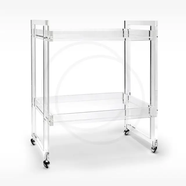 CARRINHO CHA ONOM ACRILICO TRANSPARENTE(BL)