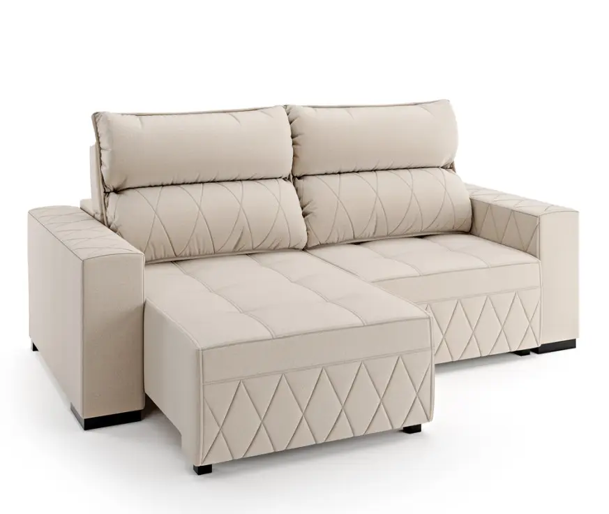 ESTOFADO CIA DO ESTOFADO ELISA 2.30MT 1004 LINHO BEGE