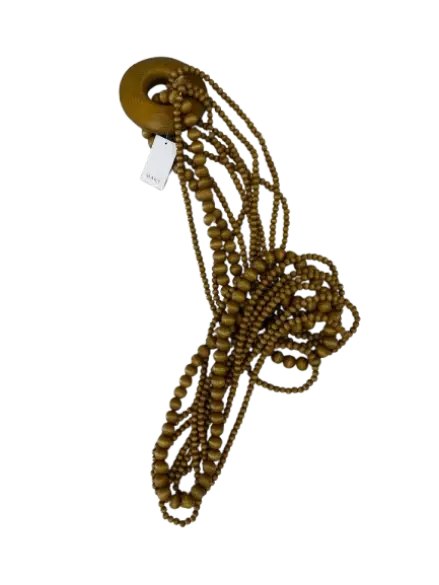 COLAR DECORATIVO 21784 EM MADEIRA MARROM(BL)